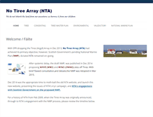 Tablet Screenshot of no-tiree-array.org.uk